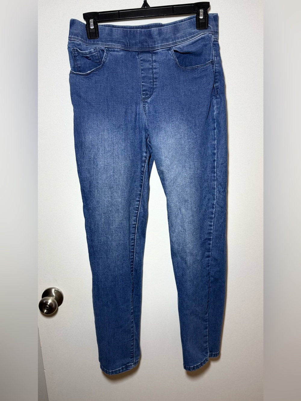 Gloria Vanderbilt Amanda Pull On Skinny Medium Wash Jeans Jeggings Size 10P